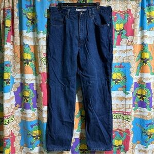 Vintage Dark Blue Denim Jeans